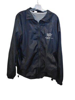 Unisex Humane Society Navy Blue Windbreaker Size XL
